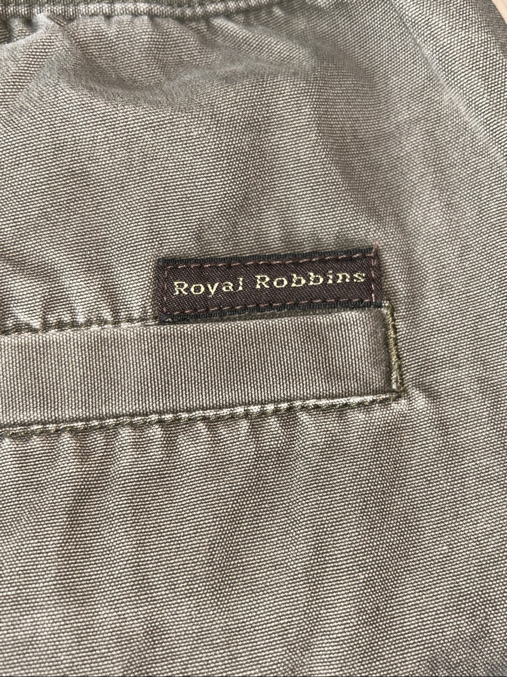 Royal Robbins Relaxed Tailored
Cotton Shorts 36 Olive SPF Golf Casual Utility - Picture 7 of 9